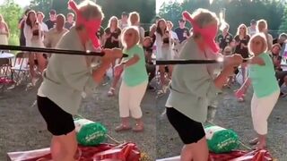 Pinata party turns into painful epic fail