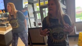 Drunk cat lady only knows words that start with N
