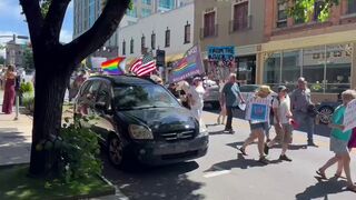 Anti-Trump protestors in Asheville NC are DESTROYING the city