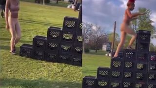 Milk Crate challenge gone terribly wrong