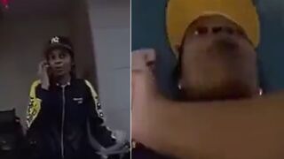 Security tosses entitled plane passenger on floor after she SPIT on gate agent