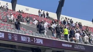 Los Angeles Galaxy and San Diego FC fans BRAWL after match