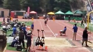 Transgender long jumper wins championship, dominating female competition