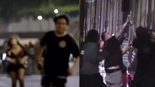 Mob of 1,000 people destroy LA, vandalize cop cars, assault officers. Where is Mayor Bass?