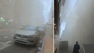 Hilton Hotel is on fire in Midtown Manhattan
