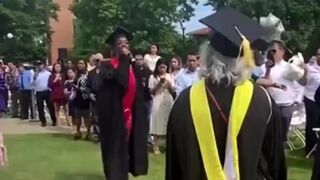 Graduate acts like she's the main character, throwing tantrum