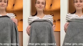 What is she hiding?