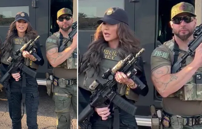 Kristi Noem sparks backlash with firearm photo-op