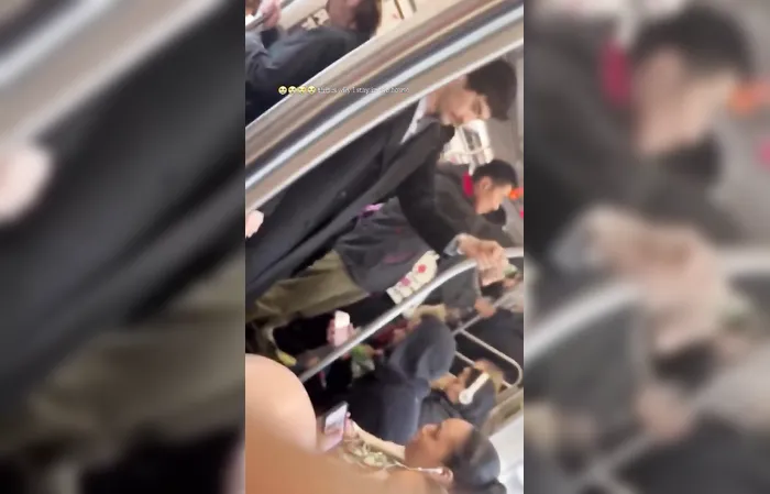 Shouting match on train gets LOUD, woman meets her match