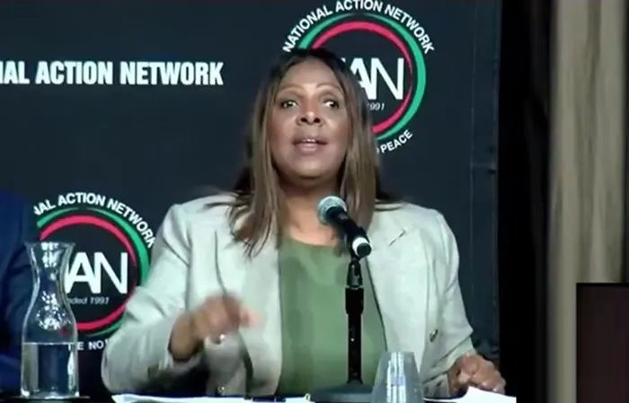 Letitia James goes on unhinged rant against Donald Trump