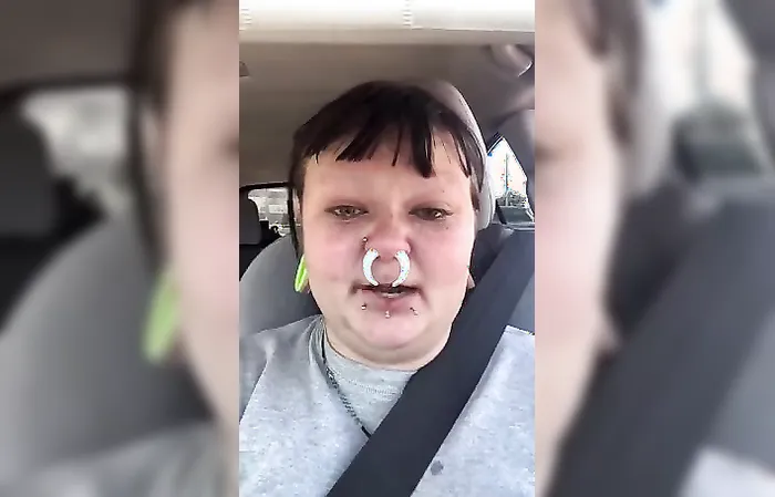 You have something on your nose