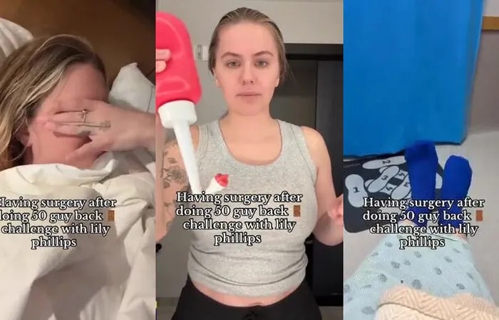 Lily Phillips and Tiffany Goodtime’s 50-man "backdoor challenge" ended in SURGERY