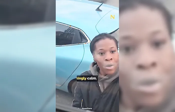 woman vs truck, who ya got?