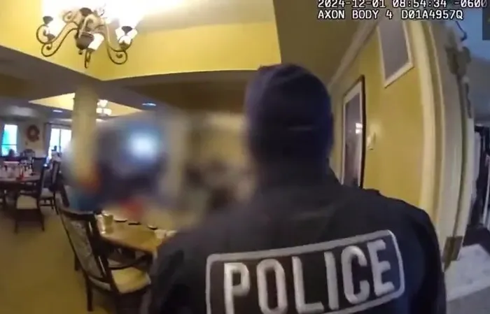 Cops killed a chainsaw-wielding maniac at an assisted living facility
