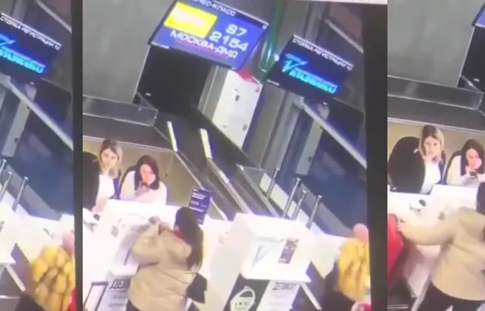 Elderly traveler mistakenly steps onto baggage conveyor, thinking it’s a travelator