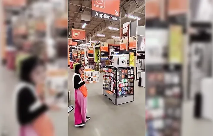 Home Depot workers fall for "left-handed hammer" trick