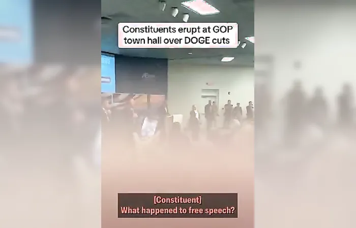 Veteran screams at Rep. Chuck Edwards, repeats lies heard in the media