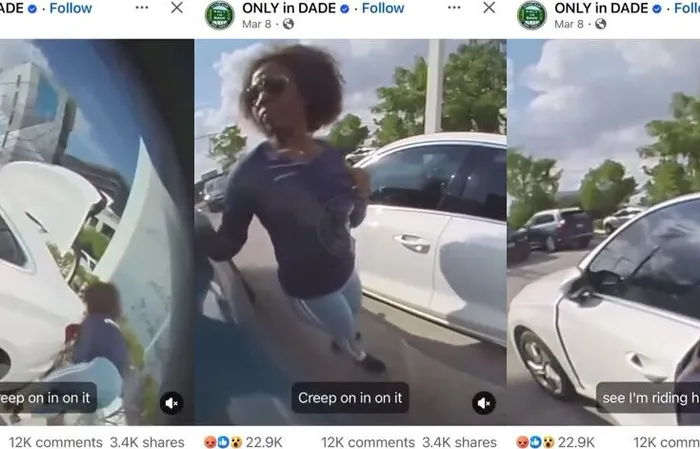 Woman keys a Tesla, but it turns out to be a Rivian