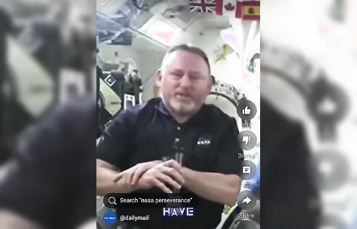 Stranded NASA astronauts thank Musk and Trump.