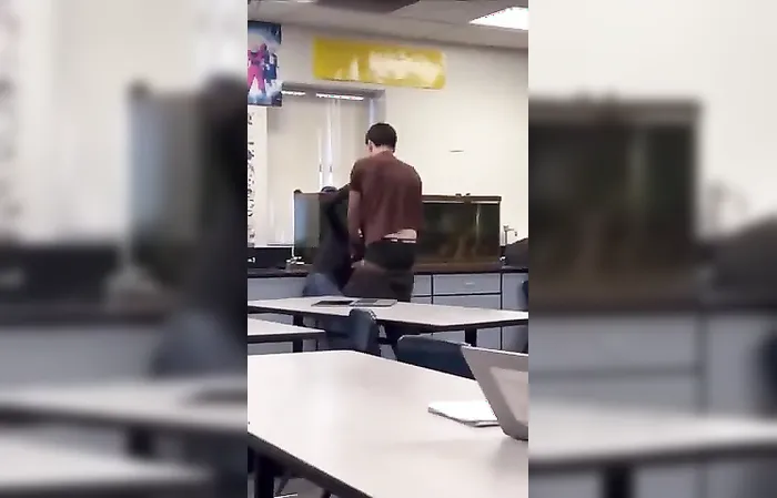 Teen girl knocked out after attacking boy with metal water bottle