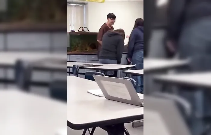 Teen girl knocked out after attacking boy with metal water bottle