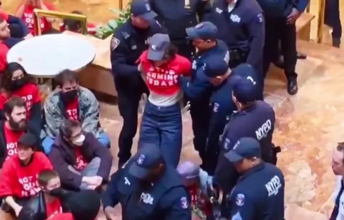 NYPD is arresting protestors who took over Trump Tower