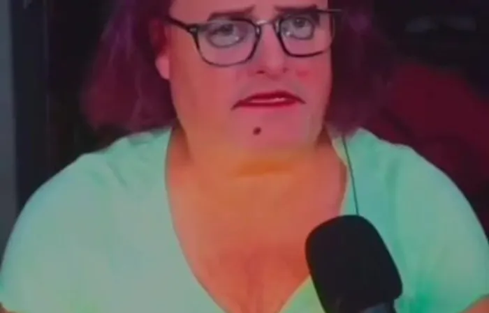 Person, who appears to be male, is upset he can't ever get an abortion