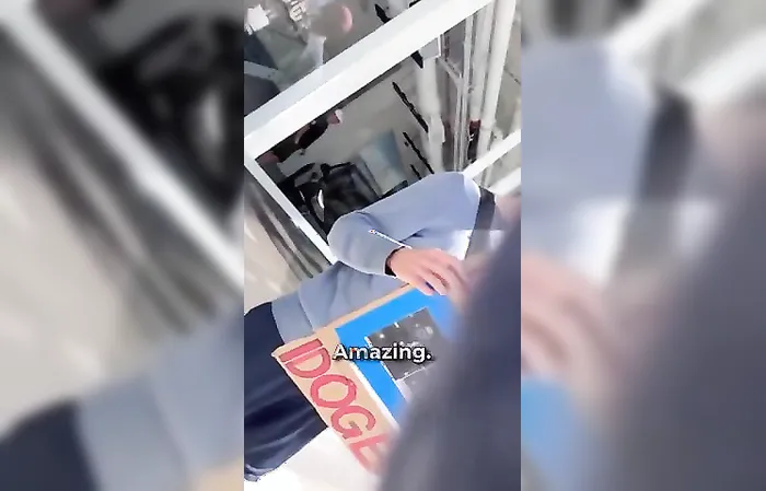 Protester admits being paid on camera