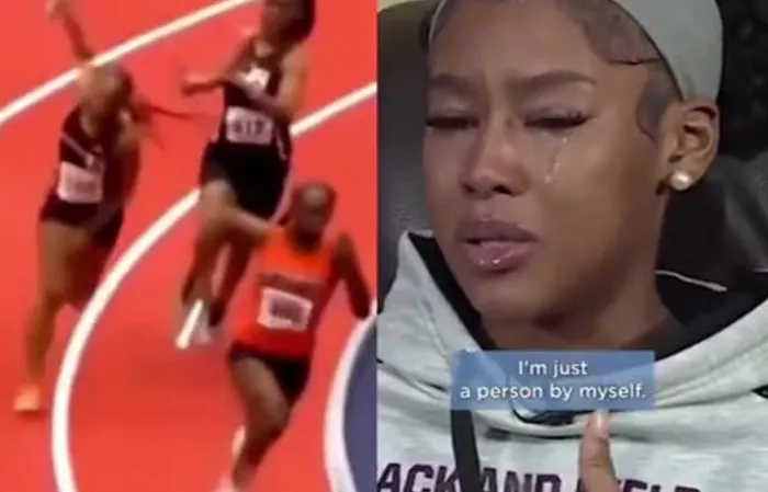 Runner who hit opponent in head with baton claims it was accidental