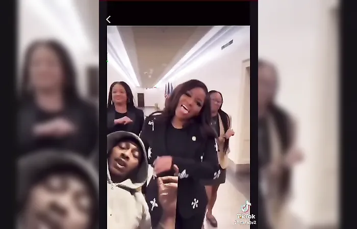 Jasmine Crockett mocked for "ratchet" video