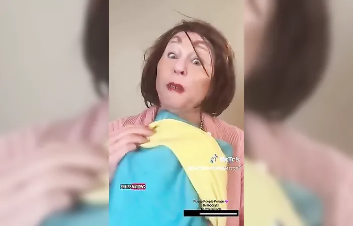 Woman impersonates unhinged Democrats