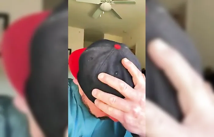 Grown man crying over Zelenskyy