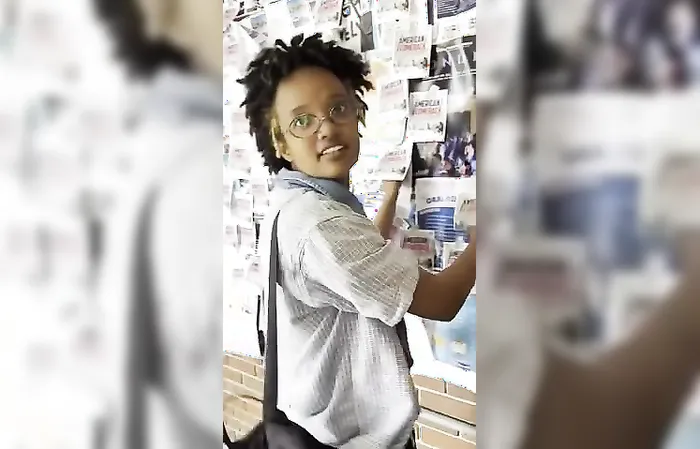 'Journalism' student caught destroying posters for Charlie Kirk event