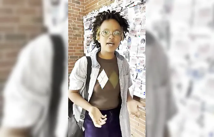 'Journalism' student caught destroying posters for Charlie Kirk event