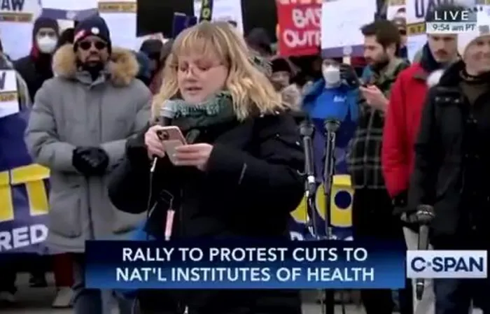 Woman with bizarre research job freaks out over Trump cuts