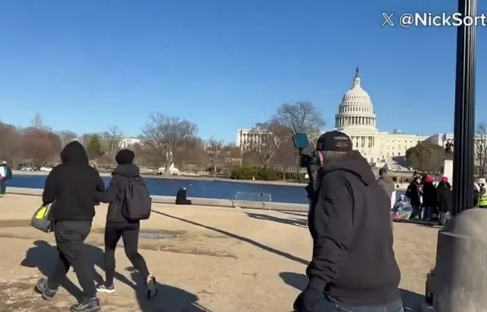 Capitol Police arrest protester for assaulting Trump supporter