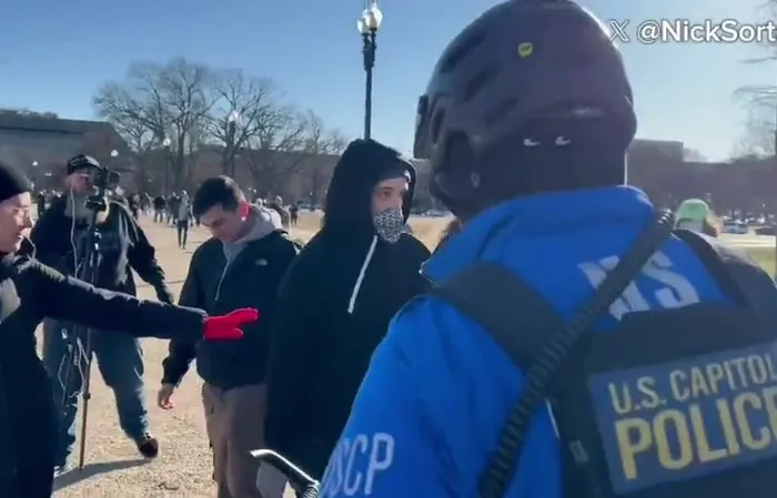 Capitol Police arrest protester for assaulting Trump supporter