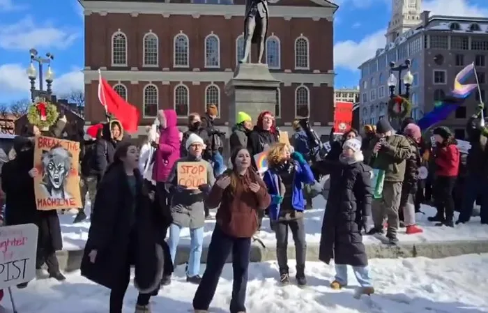 Group of protesters sound mad, but make no sense at all