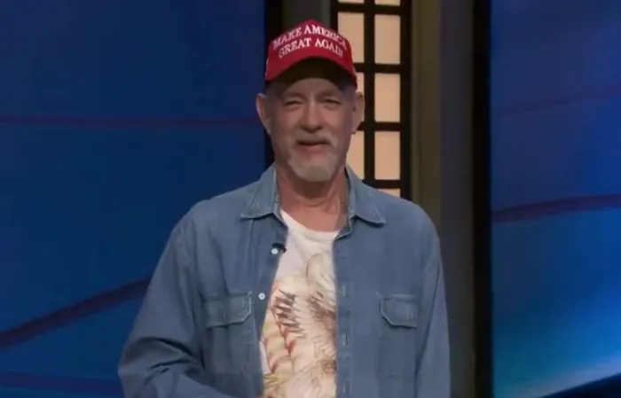 Tom Hanks flopped on SNL as a Trump supporter in a MAGA hat