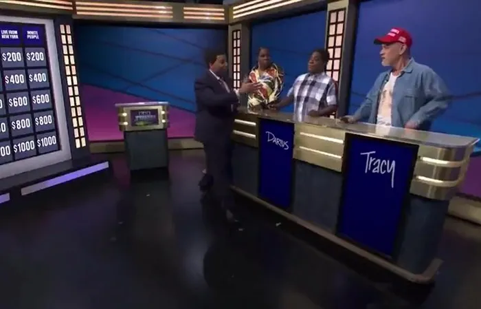 Tom Hanks flopped on SNL as a Trump supporter in a MAGA hat