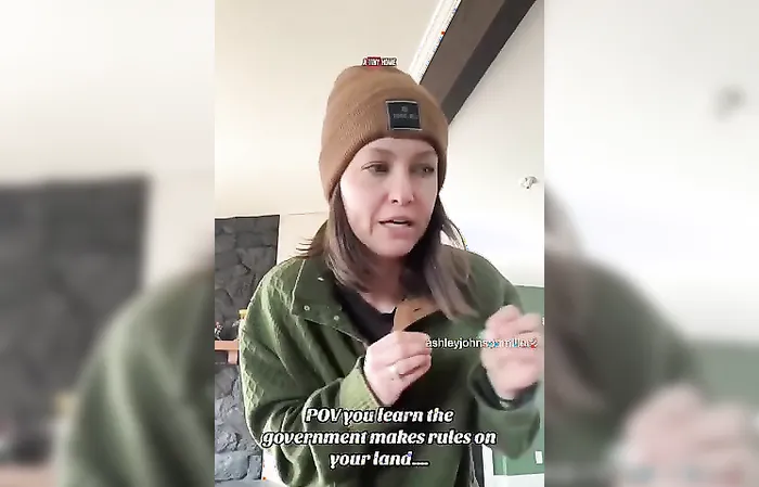 Woman has 37 acres of land, govt won't allow her to place a tiny home on it