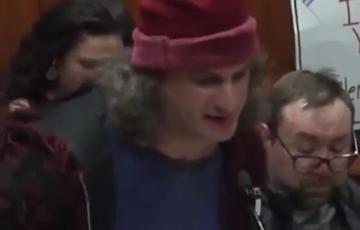 When your town hall meeting turns into a creepy cosplay