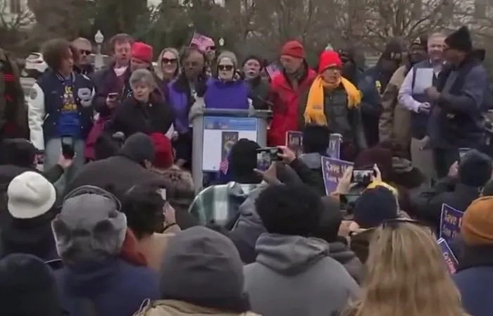 Democrats protest by singing songs and I can't stop laughing at this video