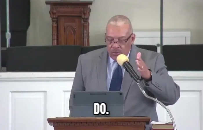 Loudmouth pastor tells church to get violent over Trump and Elon cutting waste, fraud from govt
