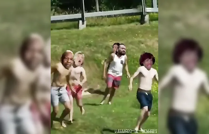 Funny meme video shows Trump rolling over enemies