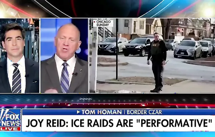 Border Czar Tom Homan said Joy Reid is 'Dumber than a box of rocks'