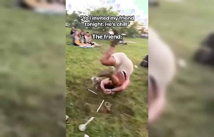 When you invite your 'very chill' friend, and he's not chill at all