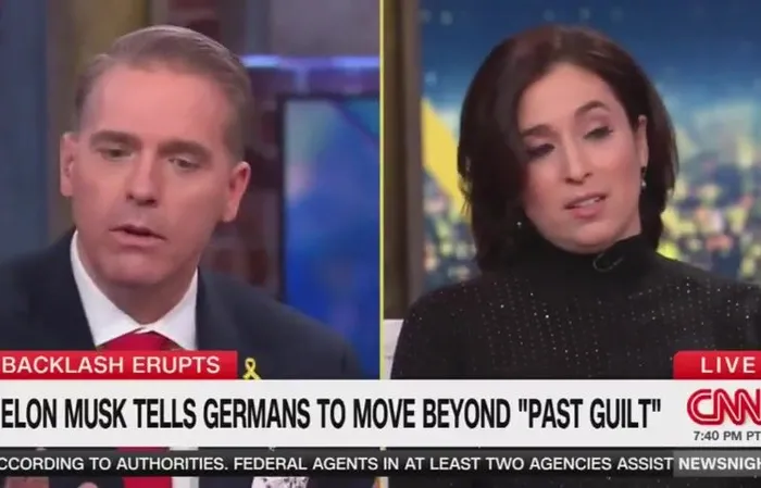 Jennings defends Elon, then Pampell dares him to 'do it on TV right now'