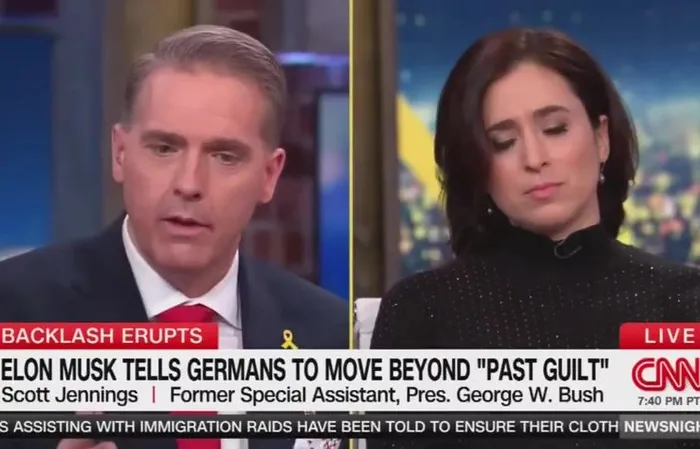Jennings defends Elon, then Pampell dares him to 'do it on TV right now'