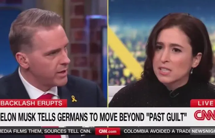 Jennings defends Elon, then Pampell dares him to 'do it on TV right now'